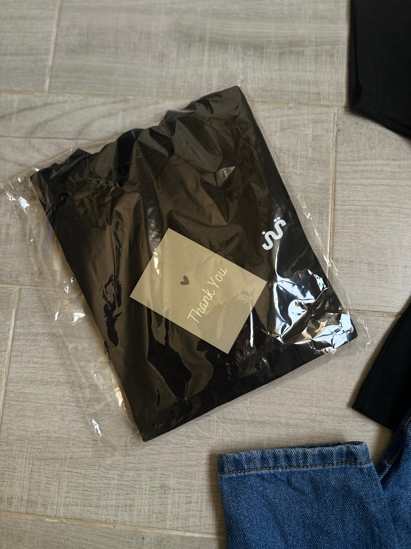 Kid's Black Over Size T-Shirt