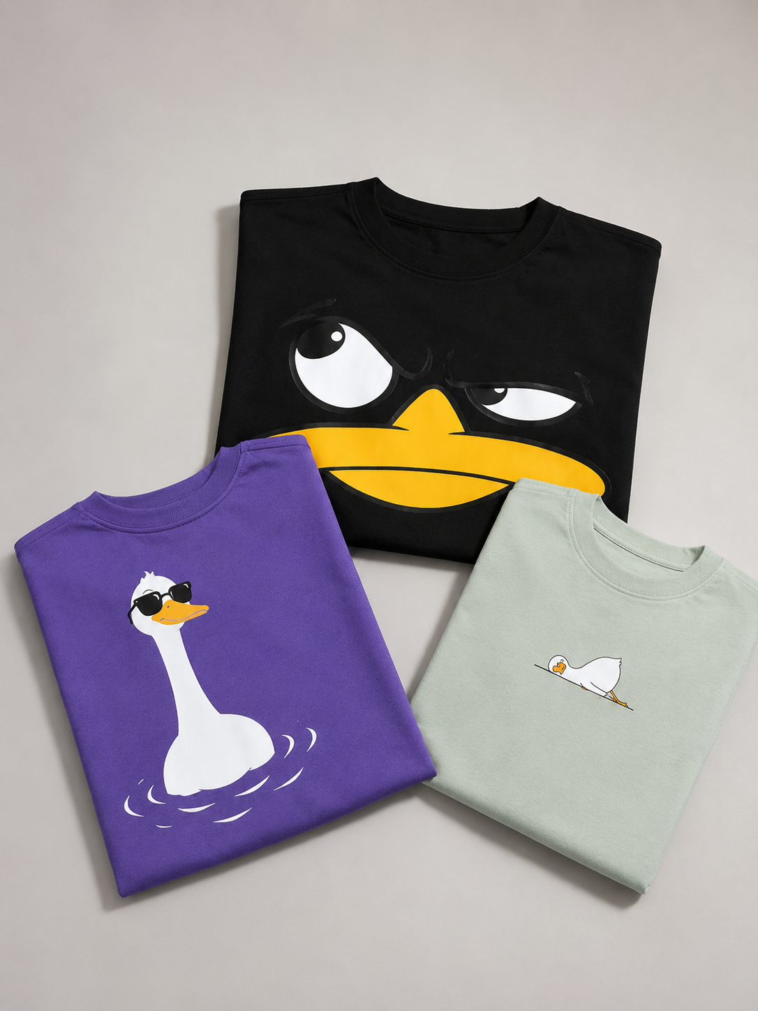 Unisex Black Over Size T-shirt