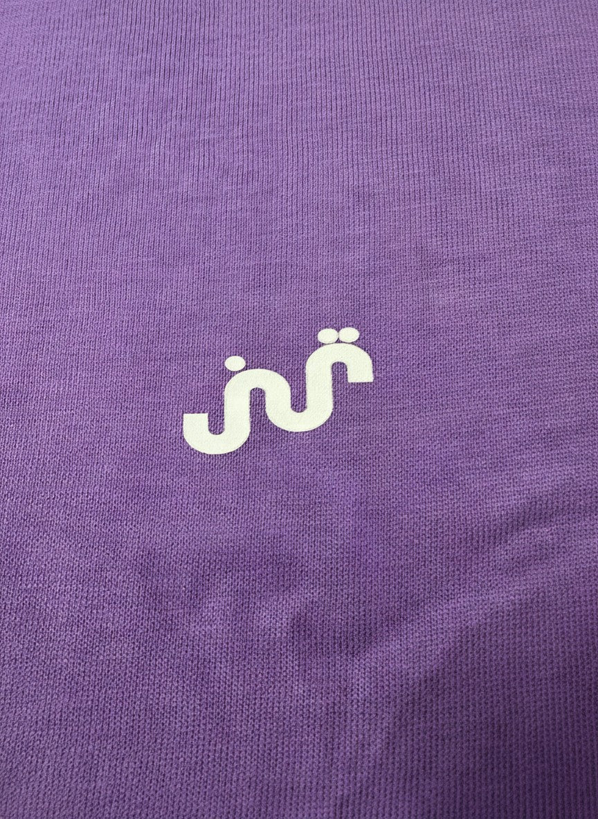 Men's Lavender Purple Over Size T-shirt