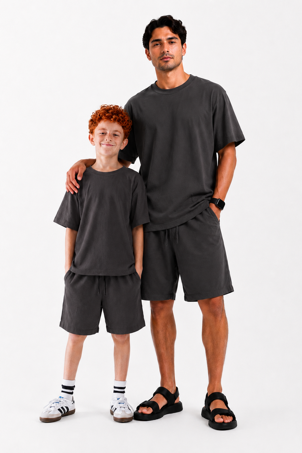 Like Dad Like Me Grey Set