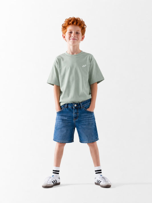 Kid's Mint Green Over Size T-Shirt