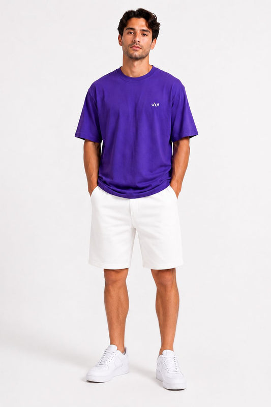 Men's Purple Over Size Summer Set
