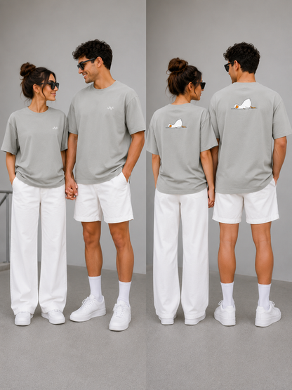 Unisex Mint Over Size T-shirt