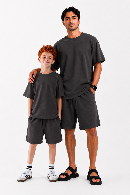 Like Dad Like Me Grey Set