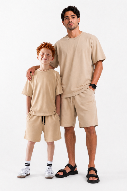 Like Dad Like Me Beige Set