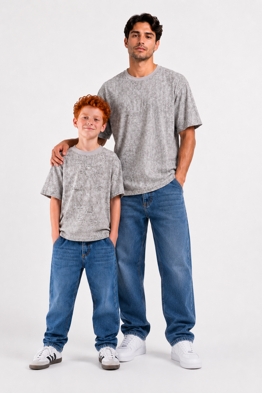 Like Dad Like Me Grey Shirt