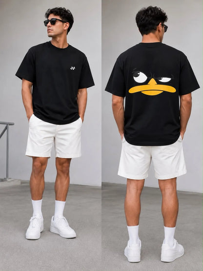 Unisex Black Over Size T-shirt