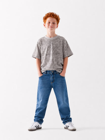 Kid's Grey Over Size T-Shirt