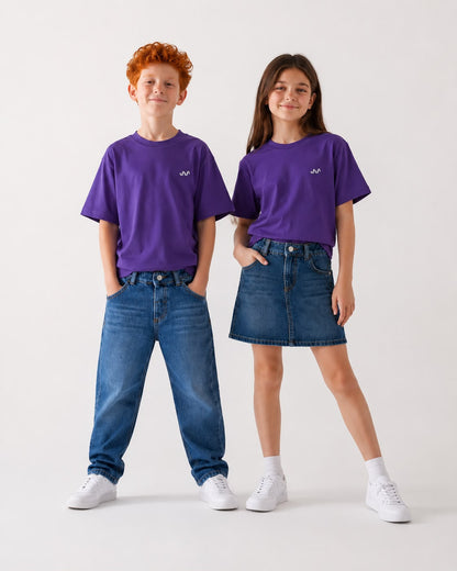 Kid's Lavender Purple Over Size T-Shirt
