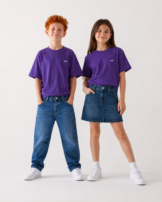 Kid's Lavender Purple Over Size T-Shirt